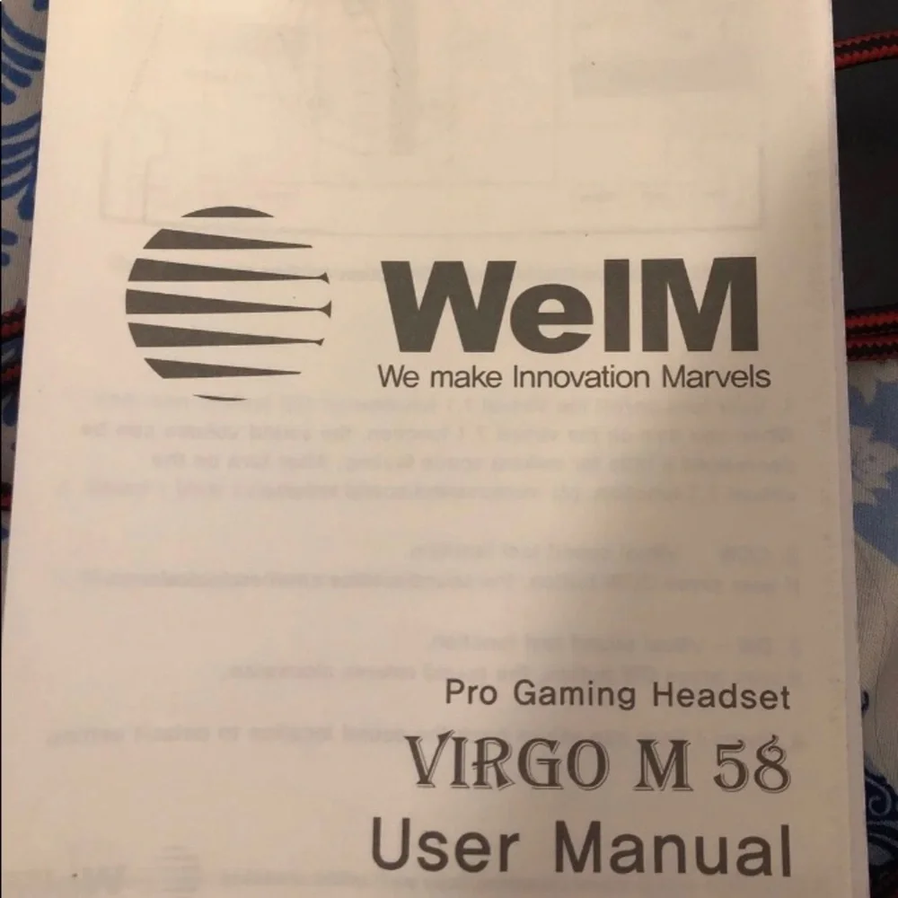 VIRGO Pro Gaming USB Headset / Headphones ~ Surround Sound ~ Mic ~ EQ ~ LED